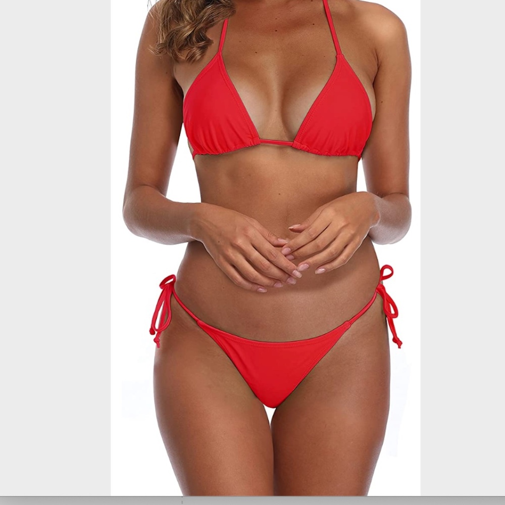 NEVER WORN triangle bikini (in 2 colors)
